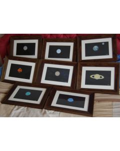 Set of eight paintings: The Planets